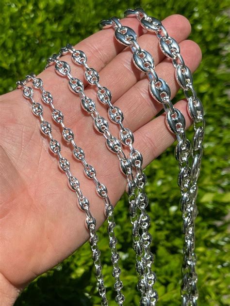 gucci mariner link chain silver